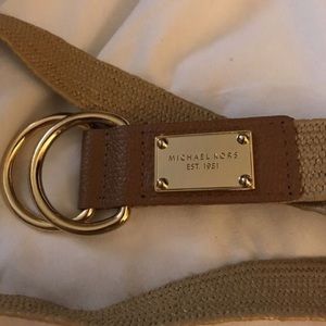 Tan & Gold MK Belt